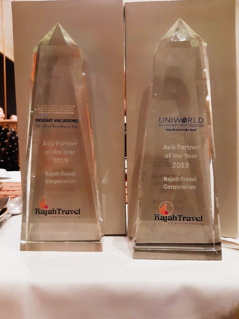 rajah travel corporation awards