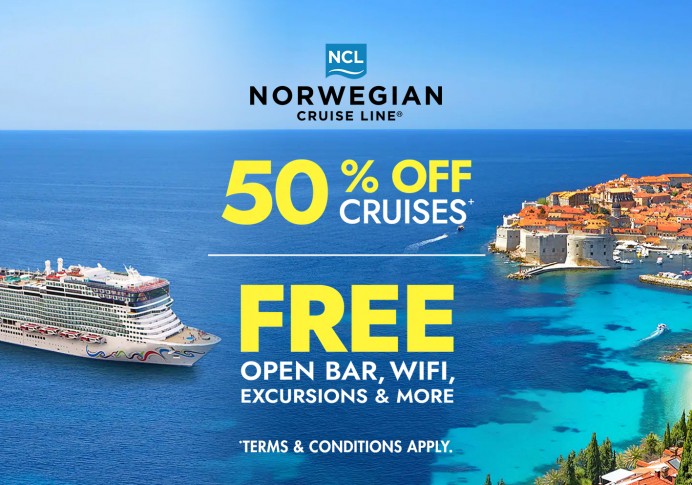 Norwegian Cruise Line: 50% Off Cruises