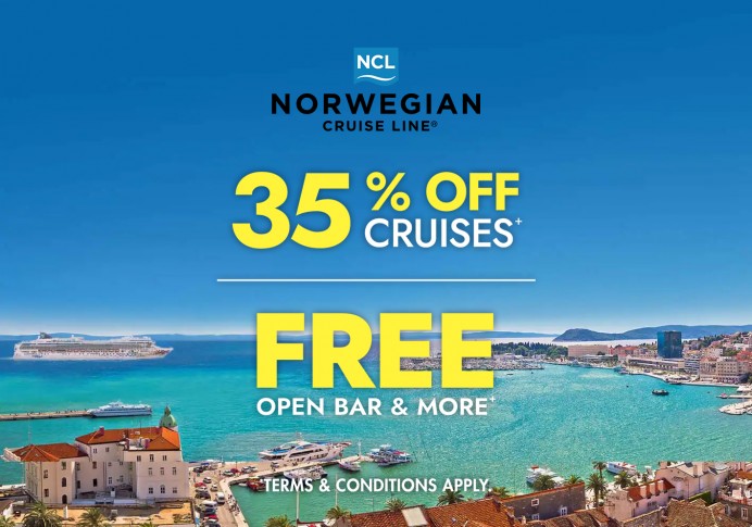 Norwegian Cruise Line: 35% Off Cruises