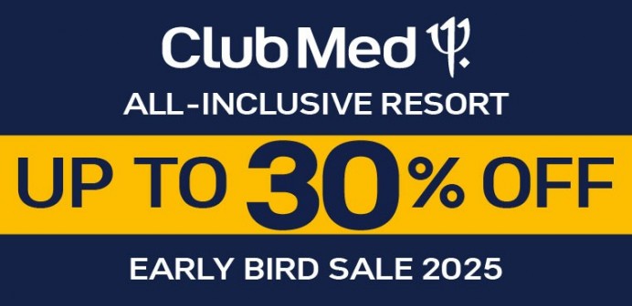 Club Med: Early Bird Sale 2025