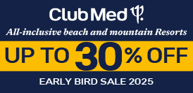 Club Med: Early Bird Sale 2025